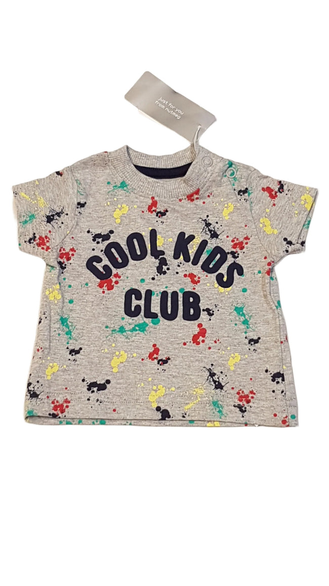 CÍMKÉS NUTMEG COOL KIDS FELIRATÚ,VAGÁNY KISFIÚ PÓLÓ 50-56 Hover Image