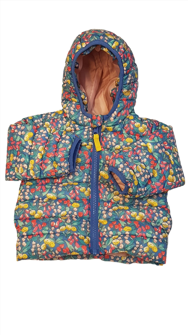 ÚJ BABY BODEN PILLEKÖNNYŰ,STEPPELT,KISLÁNY KABÁT 68 Hover Image