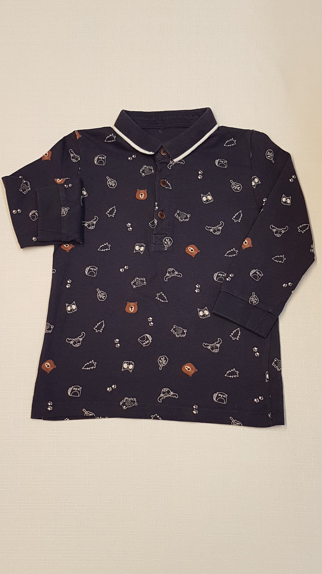 MATALAN GOMBOS,GALLÉROS,ELEGÁNS KISFIÚ FELSŐ 104 Hover Image