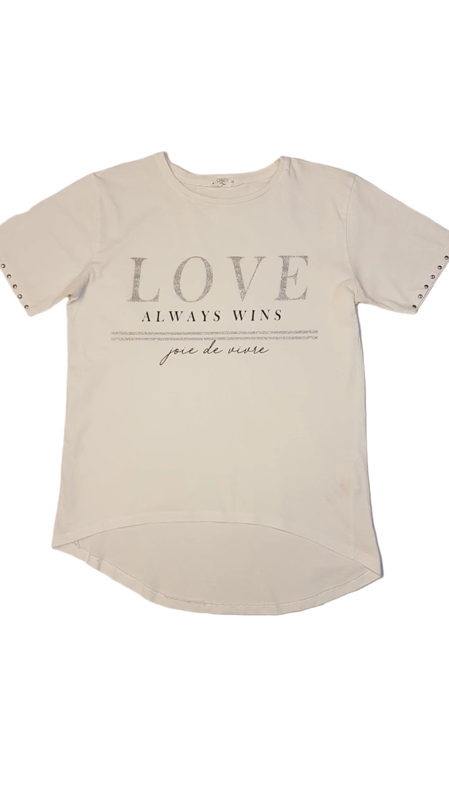 MATALAN TRENDI,FELIRATOS KISLÁNY DIVAT PÓLÓ  158-164