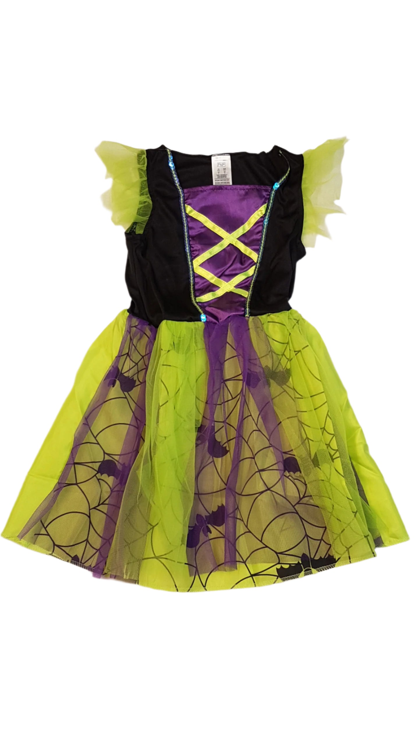 CÍMKÉS HALLOWEEN KIDS TÜNDÉRI KISLÁNY JELMEZ 98-128