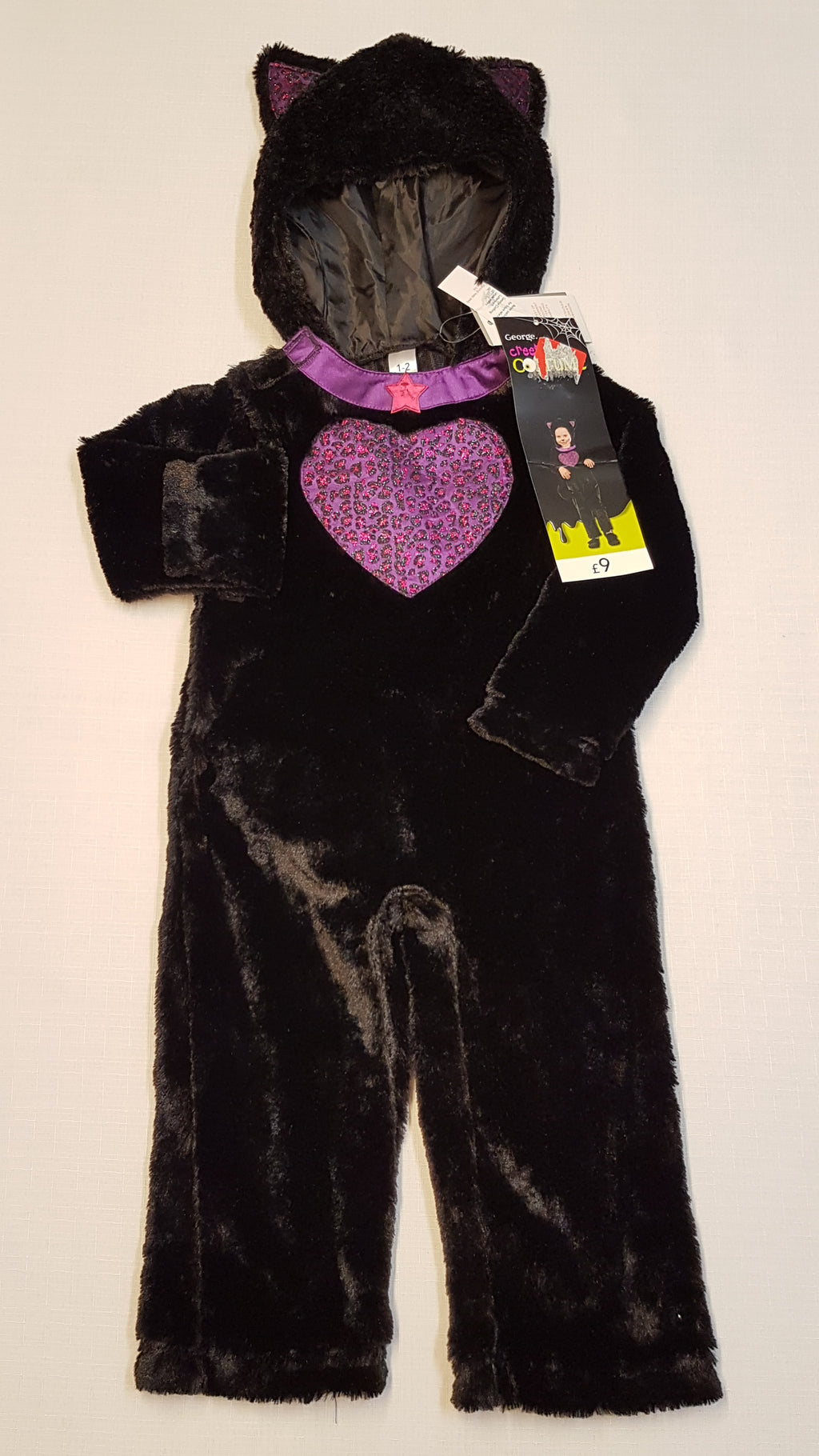 CÍMKÉS GEORGE EXTRAMINŐSÉGŰ,ÉDI CICÁS,FLITTERES KISLÁNY JELMEZ 80-92