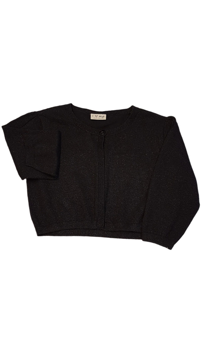 NEXT VÉKONY KÖTÉSŰ,CSILLOGÓ EZÜST SZÁLAS,ALKALMI KISLÁNY BOLERÓ 152 Hover Image