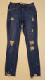 NEW LOOK SKINNY TRENDI,VAGÁNY KISLÁNY FARMERNADRÁG,ÁLLÍTHATÓ GUMIS DERÉKRÉSSZEL 152