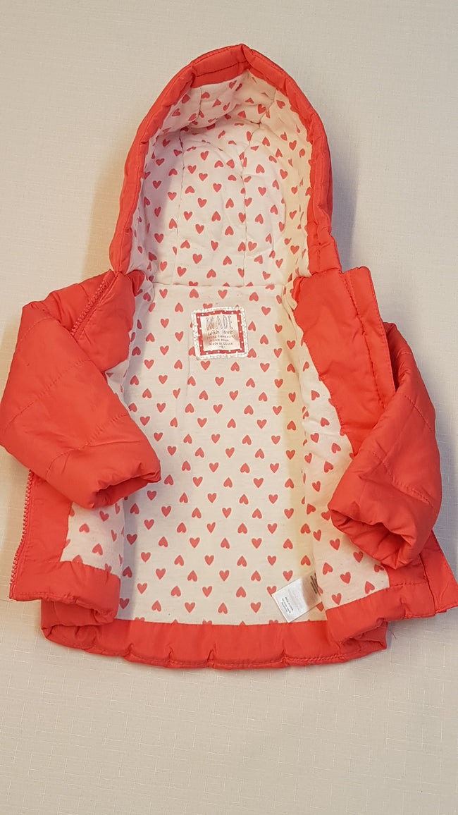 YOUNG DIMENSION ARANYOS,SZÍVECSKÉS,KISLÁNY ÁTMENETI KABÁTKA 80 Main Image