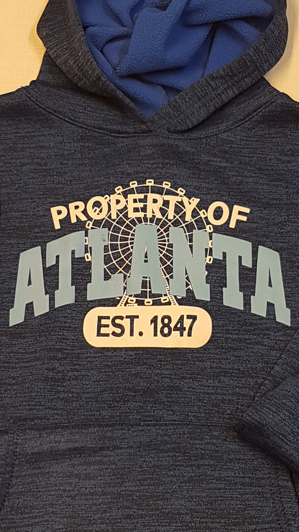 WEAR CODE KIDS ATLANTA FELIRATÚ,KAPUCNIS KISFIÚ SPORT PULÓVER 116-128