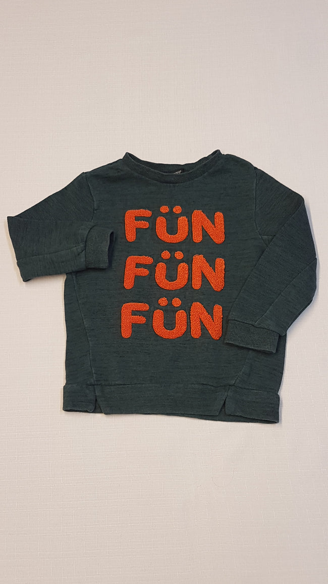 GEORGE FÜN 3D FELIRATOS,KISFIÚ PULÓVER 92-98 Hover Image