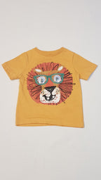 TU KÜLÖNLEGES, 3D OROSZLÁN FEJES KISFIÚ PÓLÓ 74-80