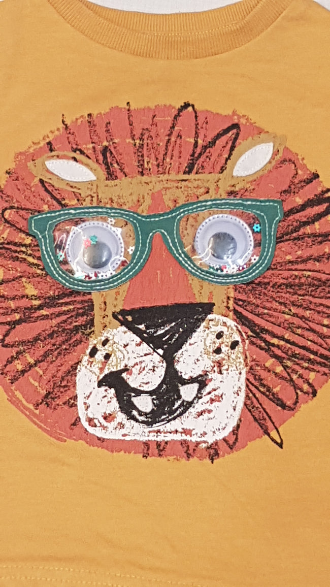 TU KÜLÖNLEGES, 3D OROSZLÁN FEJES KISFIÚ PÓLÓ 74-80 Main Image