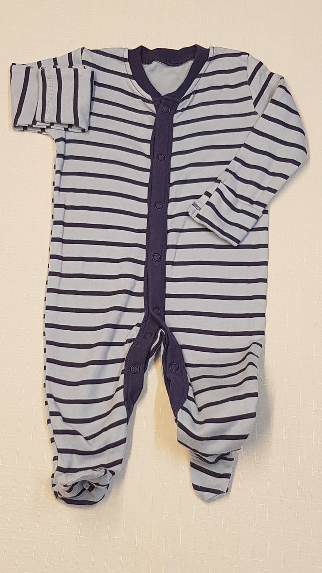 MATALAN SÖTÉTKÉK,CSÍKOS KISFIÚ RUGI 62 Hover Image