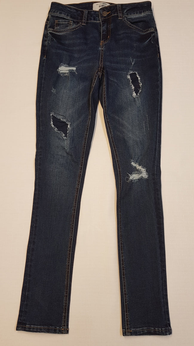 NEW LOOK SKINNY,TRENDI,VAGÁNY KISLÁNY FARMERNADRÁG 164 Hover Image