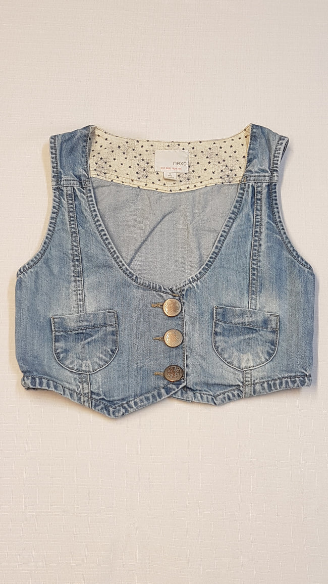 NEXT TRENDI,KOPTATOTT KISLÁNY FARMER MELLÉNY 152 Hover Image