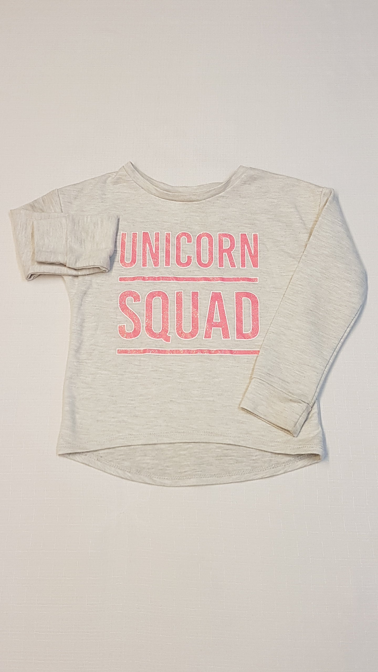 MATALAN UNICORN FELIRATÚ KISLÁNY PULÓVER 110-116