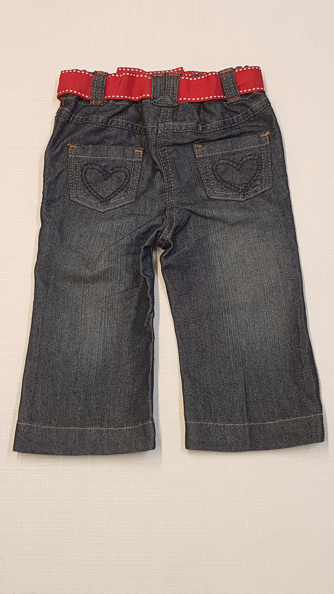 ÚJ GEORGE   TRENDI    KISLÁNY NADRÁG, CUKI MASNIS PIROS ÖVVEL 74-80 Main Image