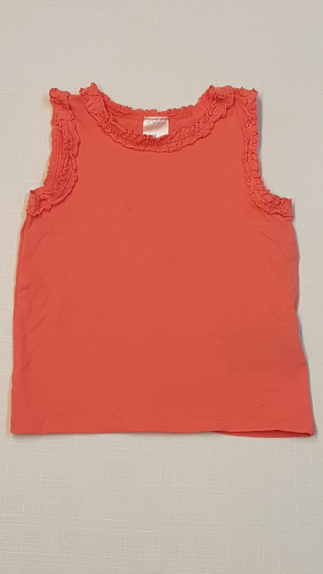 H&M ÉDI KISLÁNY FELSŐ, KIS FODROS DÍSZÍTÉSSEL 74 Hover Image