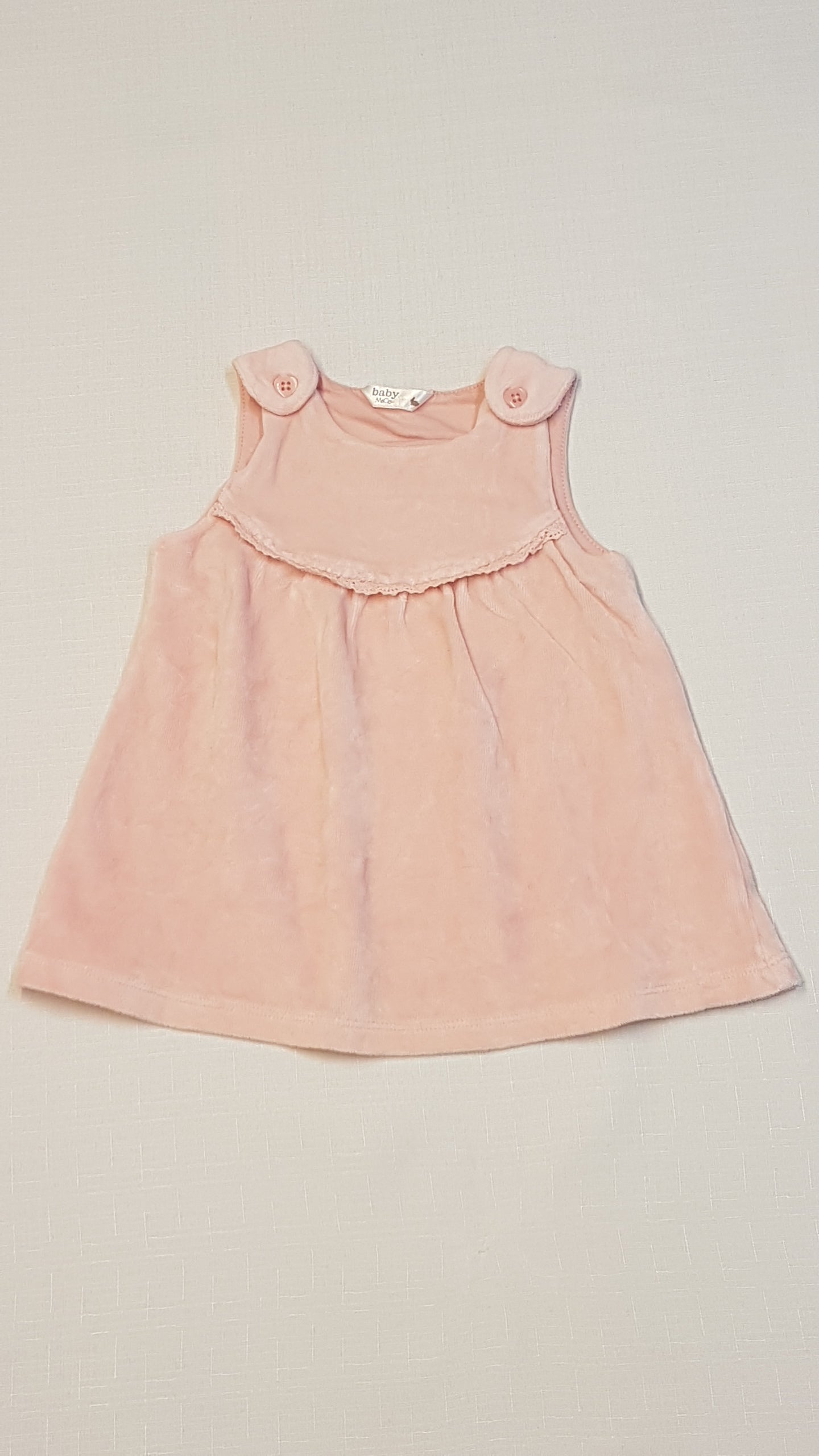 M&CO. PÚDERSZÍNŰ,KANTÁROS,PLÜSS,ARANYOS KISLÁNY RUHA 68