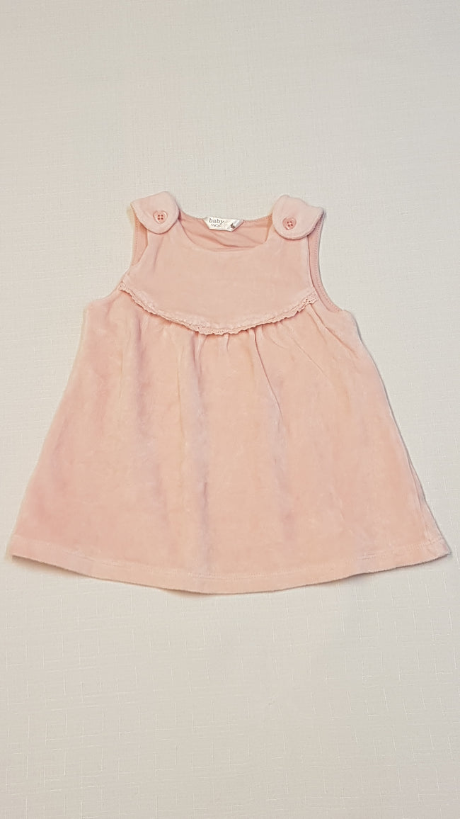 M&CO. PÚDERSZÍNŰ,KANTÁROS,PLÜSS,ARANYOS KISLÁNY RUHA 68 Hover Image