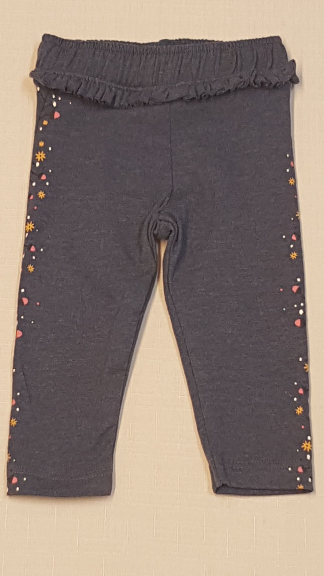 F&F KIDS KÉTOLDALT SZÍNES MINTÁS,KISLÁNY LEGGING 56 Hover Image