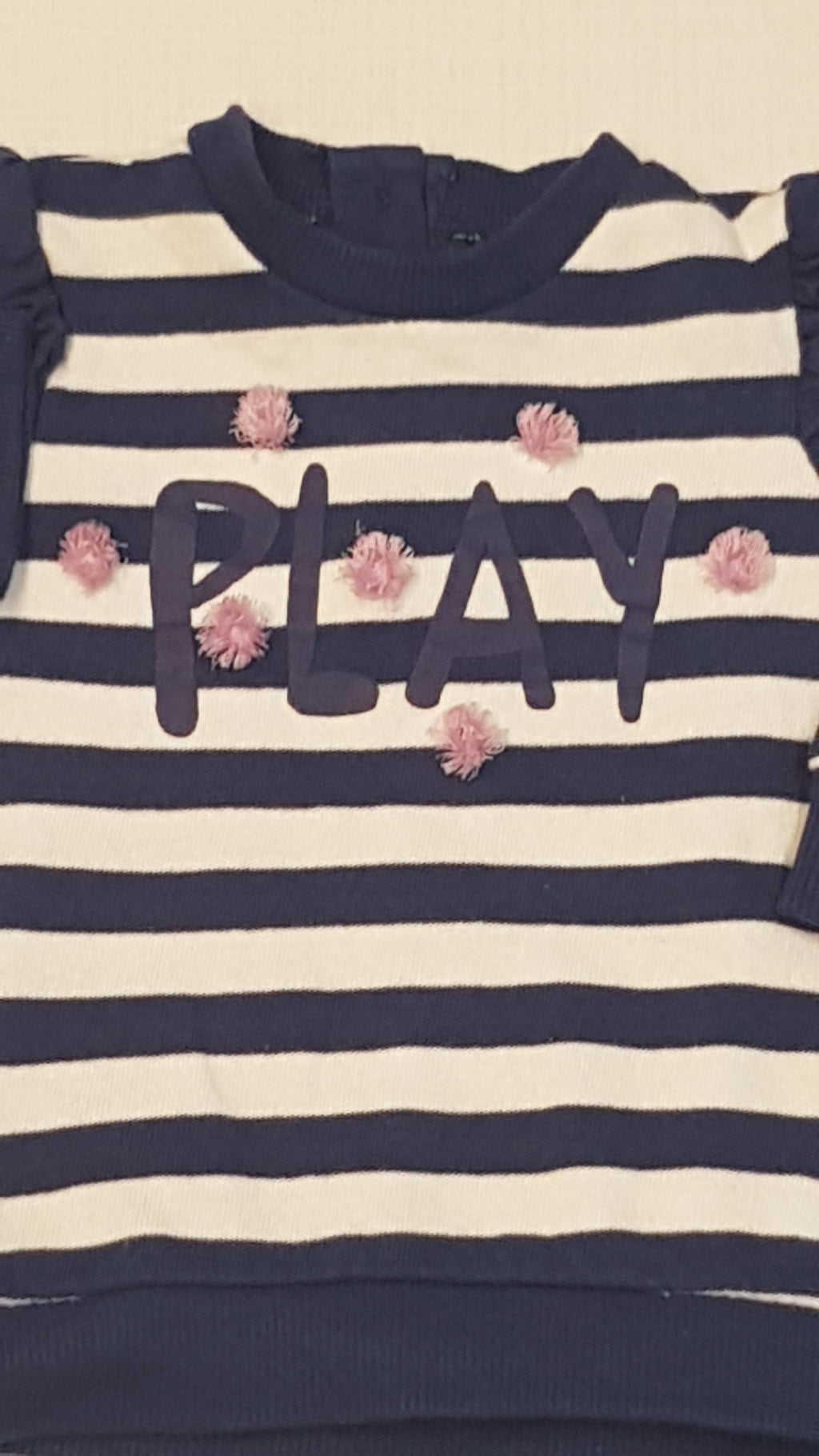 F&F PLAY FELIRATÚ KISLÁNY PULÓVER 56