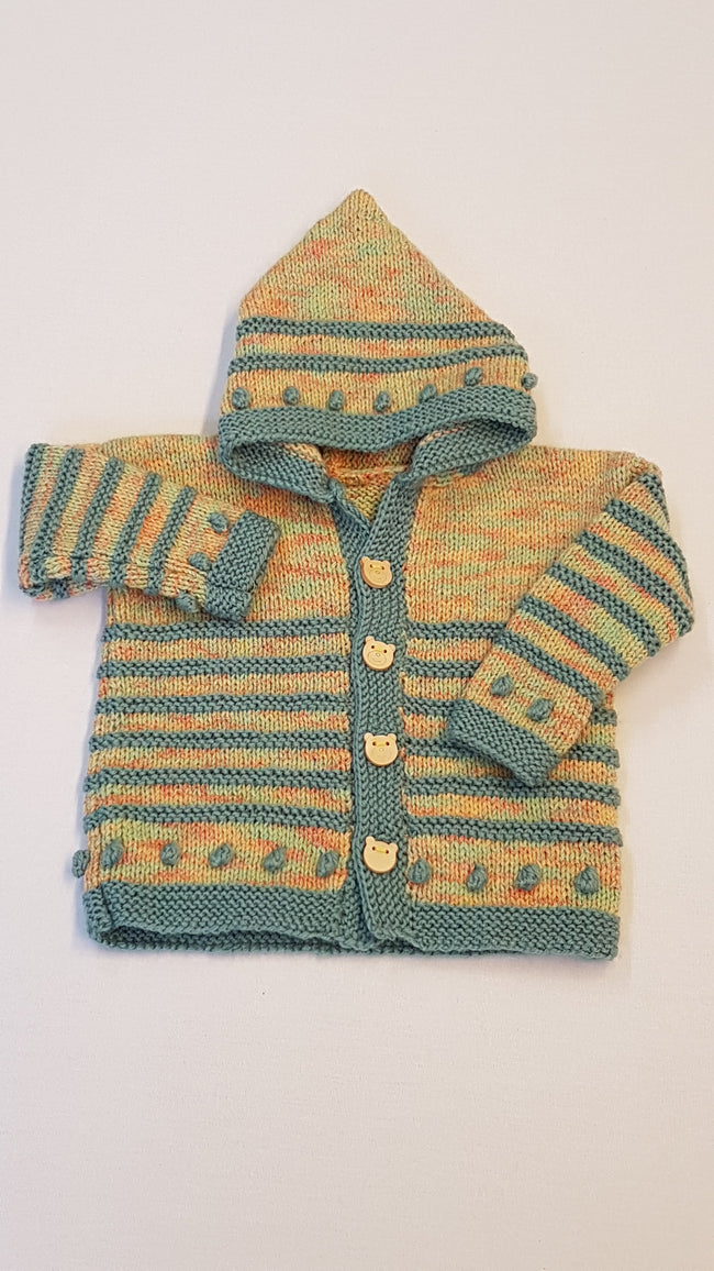 NAGYON SZÉP,EGYEDI KÖTÉSŰ,UNISEX,FAGOMBOS,KAPUCNIS KARDIGÁN 80 Hover Image