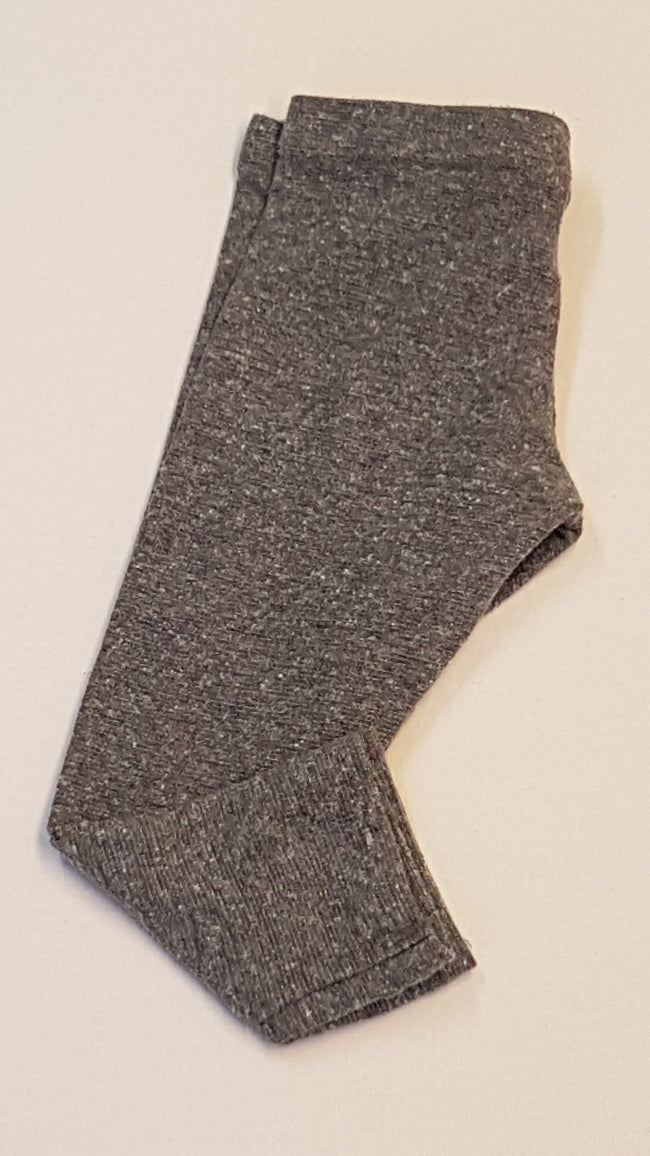F&F KIDS EZÜSTSZÁLAS SZÜRKE KISLÁNY LEGGINGS 80 Hover Image