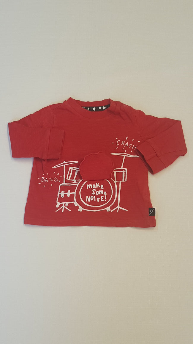 F&F KIDS VAGÁNY DOB FELSZERELÉSES,3D-S KISFIÚ FELSŐ 68 Main Image