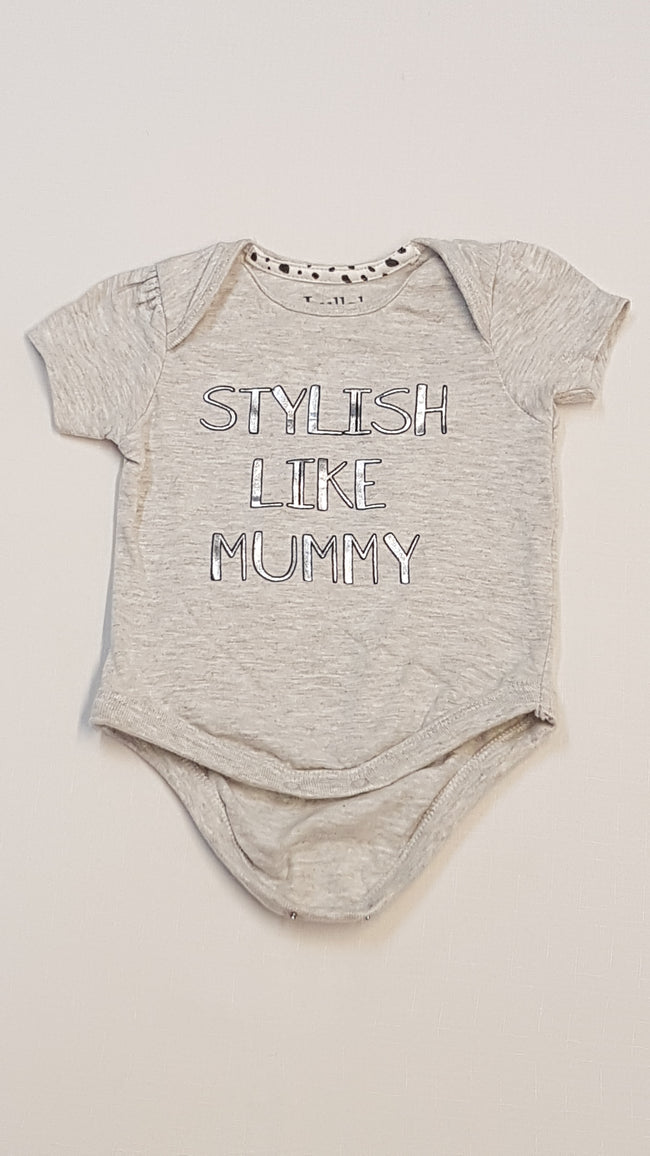 LULLABY STYLISH LIKE MUMMY FELIRATÚ KISLÁNY BODY 50-56 Hover Image