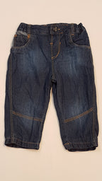 GEORGE PUHA TAPINTÁSÚ,KOPTATOTT,VÉKONY BÉLELT,KISFIÚ FARMERNADRÁG,GUMIS DERÉKRÉSSZEL 68-74