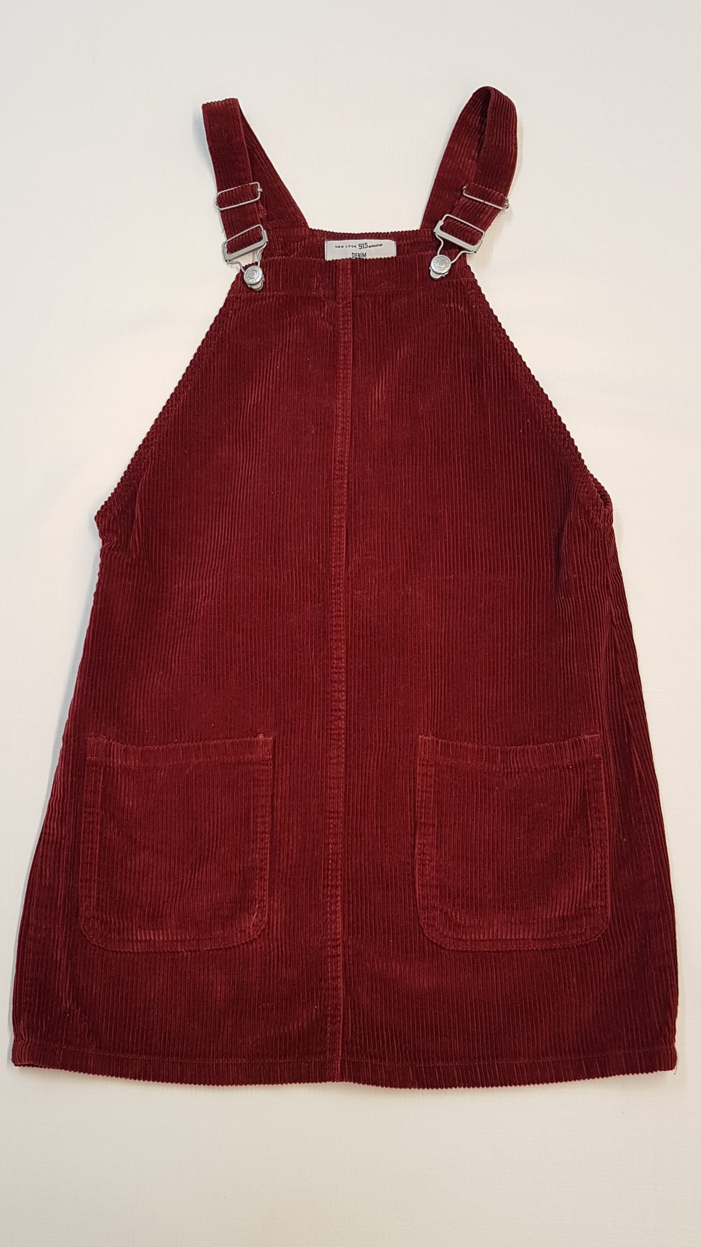 NEW LOOK TRENDI,KANTÁROS,KÉTOLDALT ZSEBES,BÁRSONY KISLÁNY RUHA 152