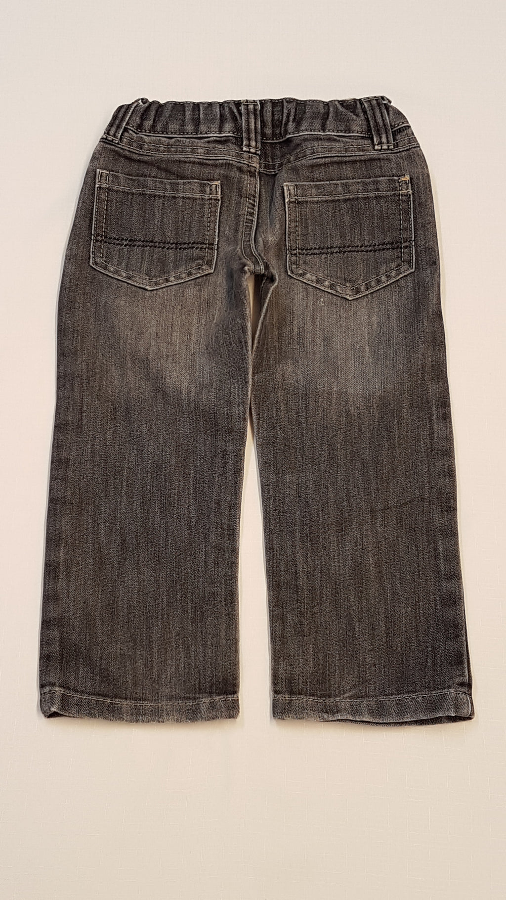 DENIM CO KOPTATOTT,VAGÁNY KISFIÚ FARMERNADRÁG,ÁLLÍTHATÓ GUMIS DERÉKRÉSSZEL 98