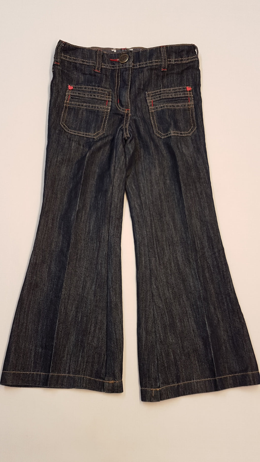 NEXT FLITTERES,TRAPÉZ ALJÚ,VAGÁNY KISLÁNY FARMERNADRÁG,ÁLLÍTHATÓ GUMIS DERÉKRÉSSZEL 122