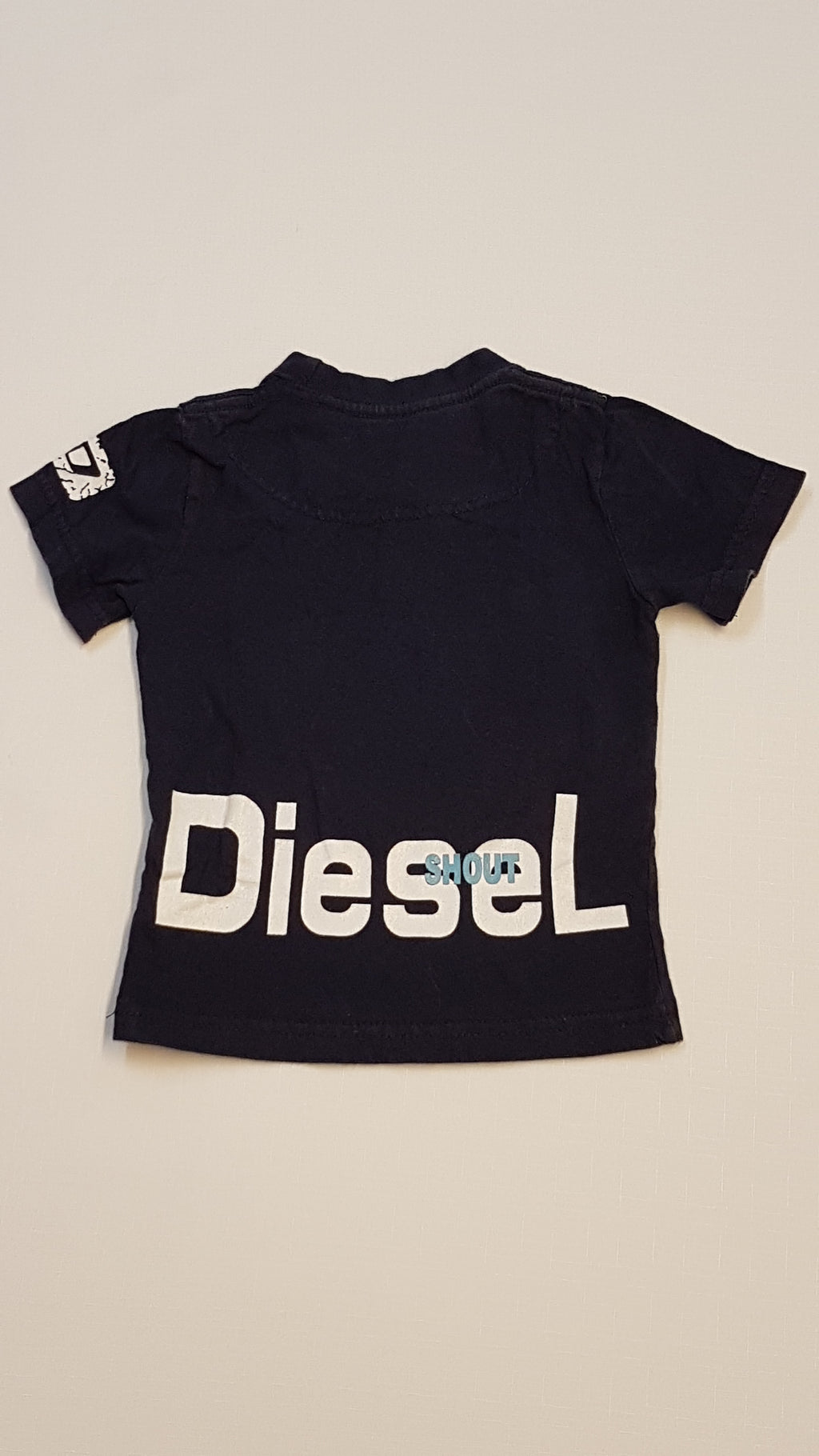 DIESEL PRÉMIUM MINŐSÉGŰ,SÖTÉTKÉK,FELIRATOS,VAGÁNY KISFIÚ PÓLÓ 56-62