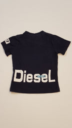 DIESEL PRÉMIUM MINŐSÉGŰ,SÖTÉTKÉK,FELIRATOS,VAGÁNY KISFIÚ PÓLÓ 56-62