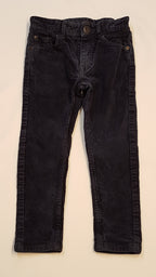 NEXT SÖTÉTKÉK,MIKRÓBÁRSONY KISFIÚ NADRÁG,ÁLLÍTHATÓ GUMIS DERÉKRÉSSZEL 98