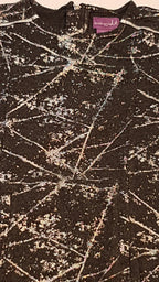 SHRINKINGVIOLET EZÜSTSZÁLAS,SZIVÁRVÁNY SZÍNEIBEN POMPÁZÓ,CSILLOGÓS KISLÁNY RUHA 116-128