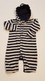 MOTHERCARE CSÍKOS,KAPUCNIS KISFIÚ PLAYSUIT 68