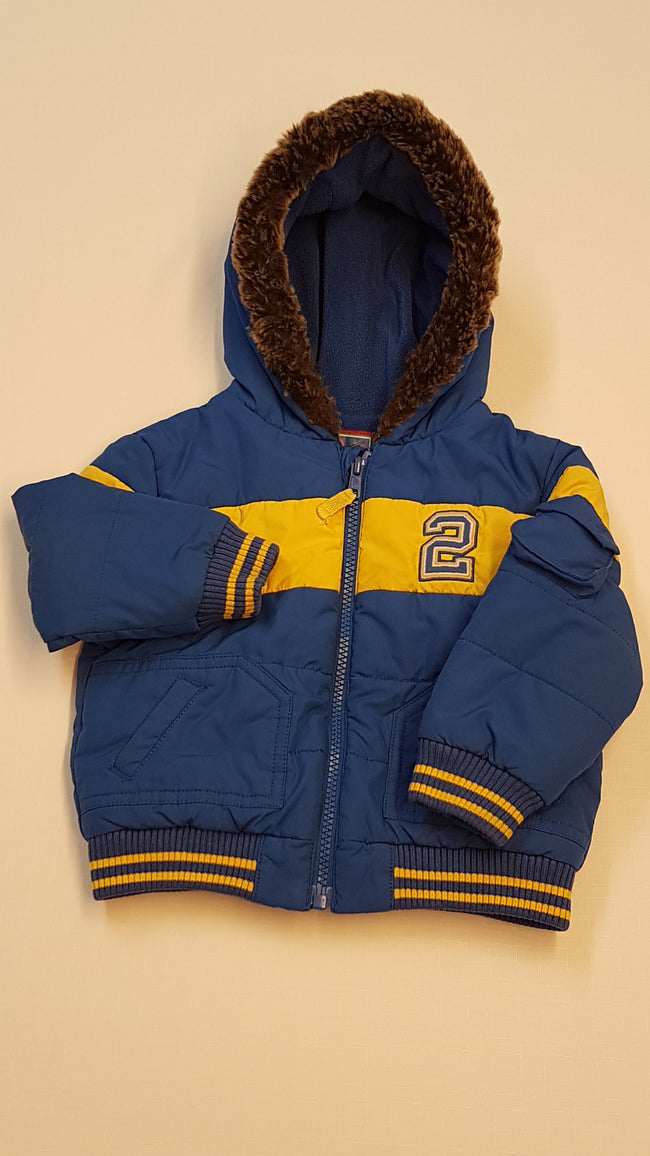 M&S PRÉMES KAPUCNIS,KISFIÚ STEPPELT DZSEKI 74-80 Hover Image