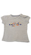 MOTHERCARE VÉKONY CSÍKOS,VIRÁGOS,KÖVES,GYÖNGYÖS KISLÁNY PÓLÓ 68-74