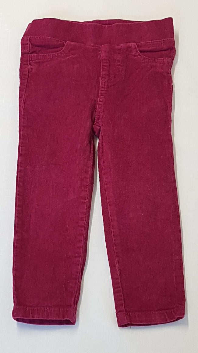 F&F KIDS BORDÓ MIKRÓBÁRSONY KISLÁNY JEGGING 92 Hover Image