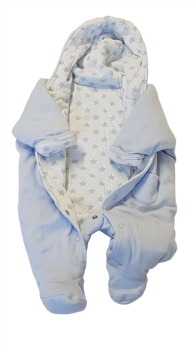 MOTHERCARE EXTRAMINŐSÉGŰ,VILÁGOS KÉK KISFIÚ OVERÁL 50 Main Image