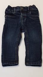 NEXT KOPTATOTT KISFIÚ FARMERNADRÁG,ÁLLÍTHATÓ GUMIS DERÉKRÉSSZEL 74