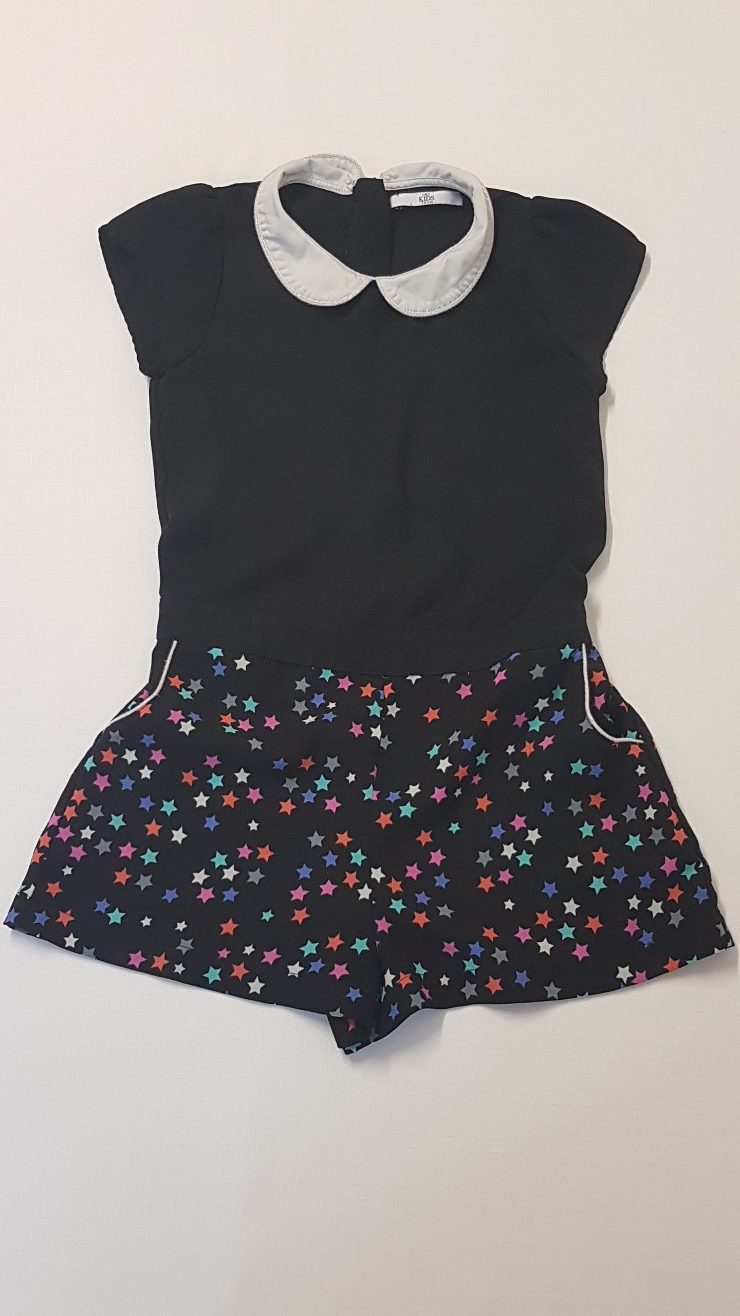 M&S KIDS NADRÁG SZOKNYÁS,SZÍNES CSILLAGMINTÁS,TRENDI KISLÁNY RUHA 128