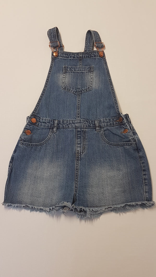 DENIM CO. KOPTATOTT,KANTÁROS KISLÁNY RÖVID FARMERNACI 158 Hover Image