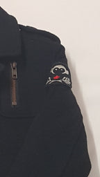 APPAMAN FINE TAILORING FEKETE,ELEGÁNS,MELEG KISFIÚ SZÖVETKABÁT 92-98