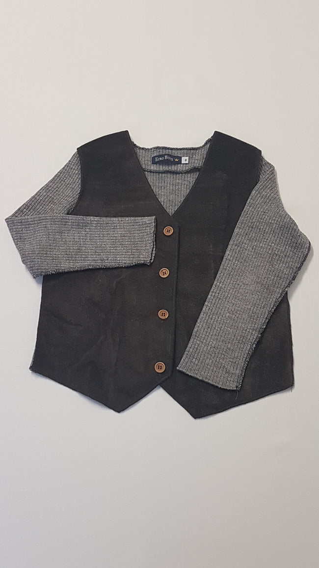 EURO BOYS ELEGÁNS KISFIÚ KARDIGÁN 128 Hover Image