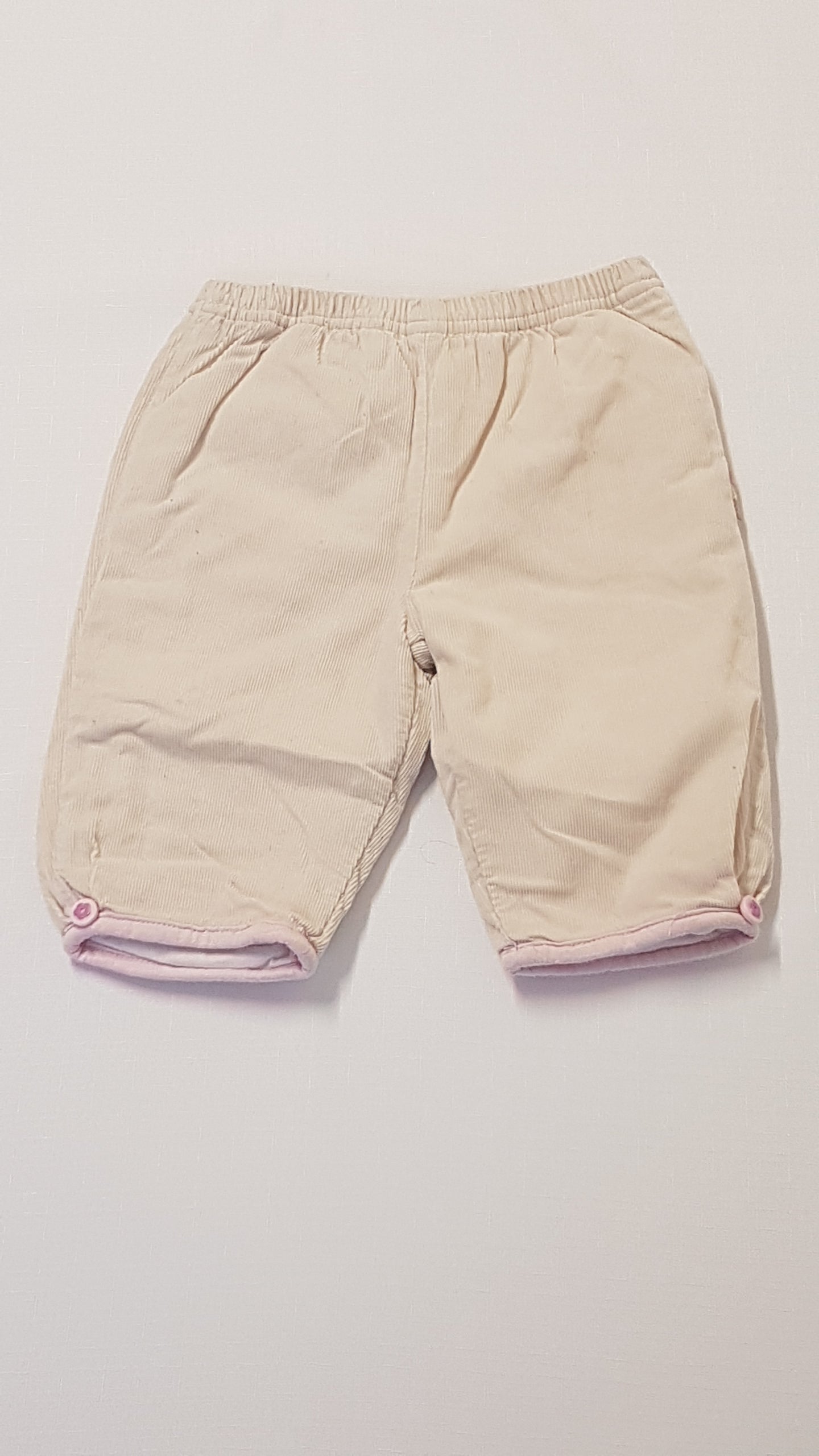 DISNEY BABY MOGYORÓ SZÍNŰ,MIKRÓBÁRSONY ,BÉLELT KISLÁNY NADRÁG 56-62