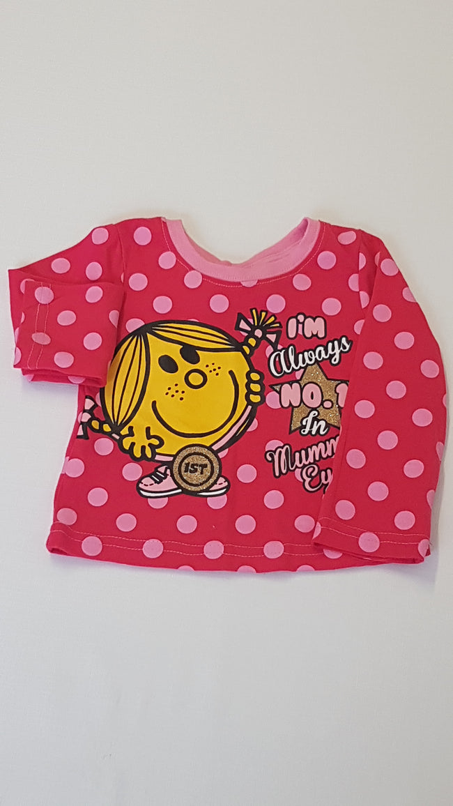 MR. MEN LITTLE MISS VIDÁM FIGURÁS KISLÁNY FELSŐ 80 Hover Image