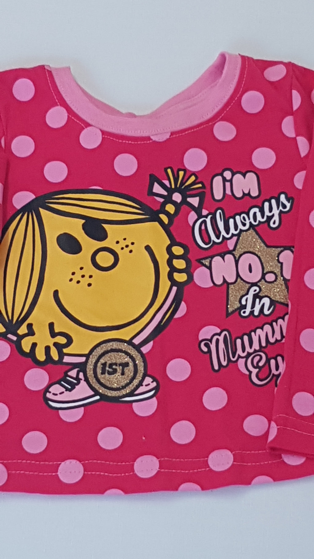 MR. MEN LITTLE MISS VIDÁM FIGURÁS KISLÁNY FELSŐ 80