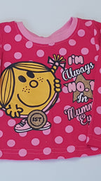 MR. MEN LITTLE MISS VIDÁM FIGURÁS KISLÁNY FELSŐ 80