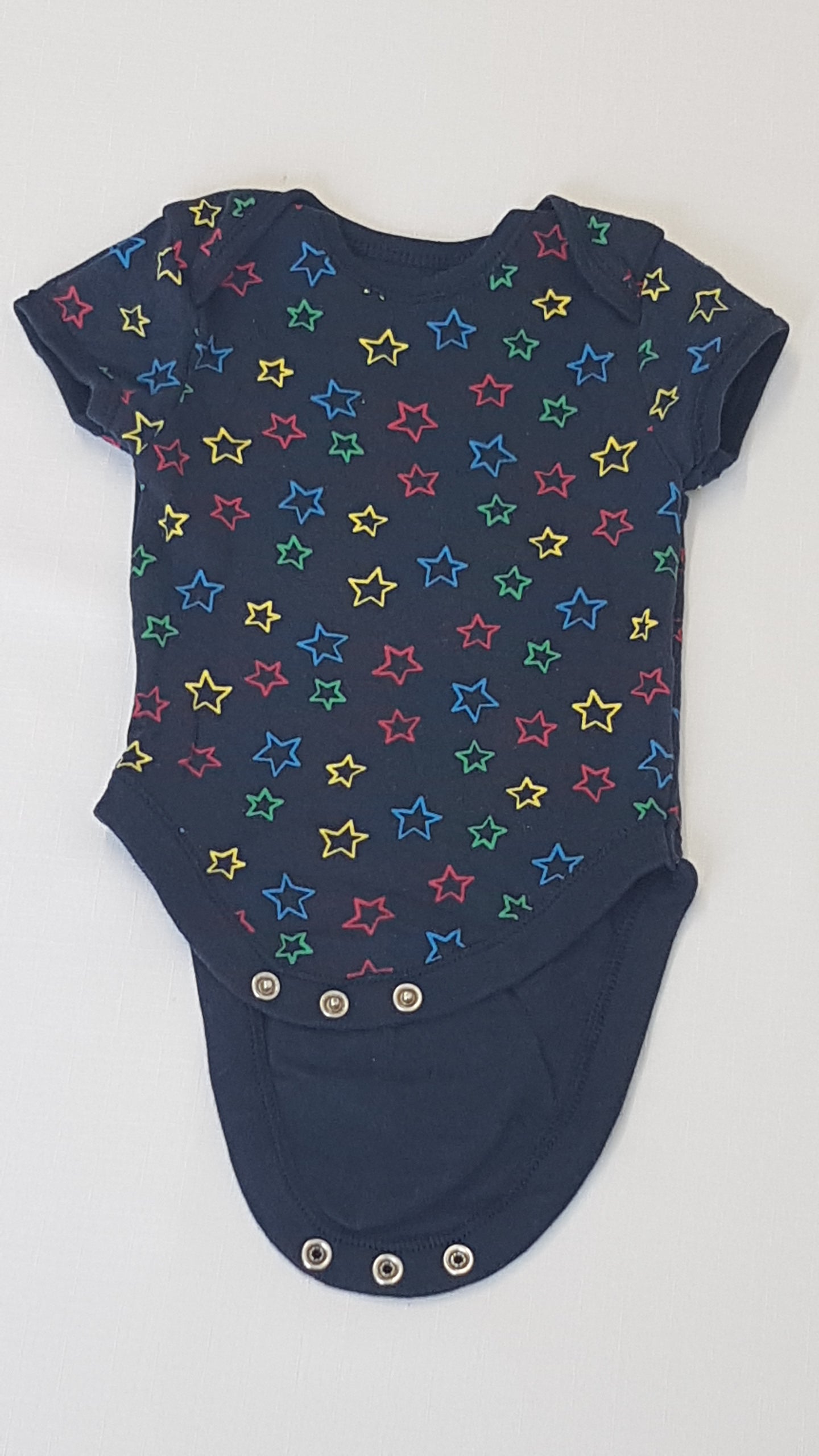 PRIMARK BABY SZÍNES CSILLAGMINTÁS,UNISEX BODY 62
